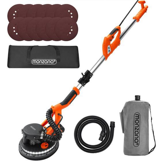 Ponceuse girafe électrique 750W mural polisseuse meuleuse tuyau sac 80 lampe led