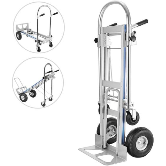Mophorn - 3 en 1 Chariot manuel pliant en aluminium pour sacs 660LBS Chariot utilitaire a usage intensif