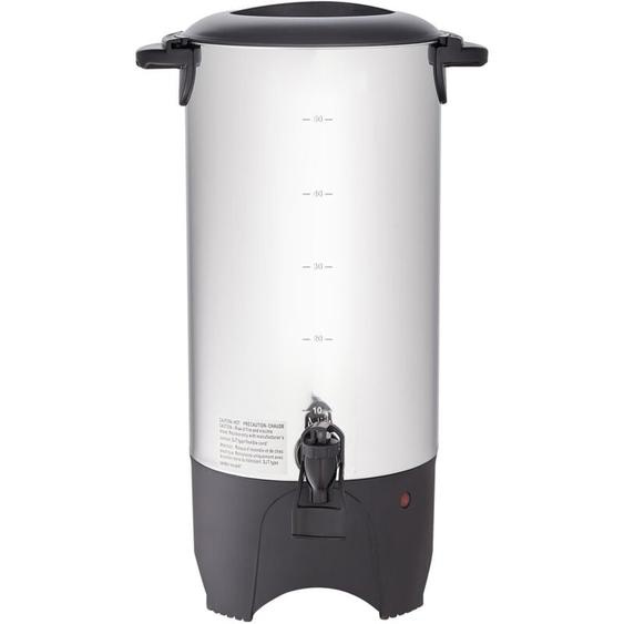 Mophorn - Cafetière commerciale distributeur dinfusion rapide en acier inoxydable de 50 tasses