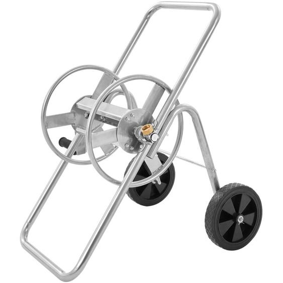 Mophorn Chariot enrouleur de tuyau Peut contenir jusquà 175 pieds de tuyau de 5/8.Construction en acier robuste pour une utilisation en extérieur.