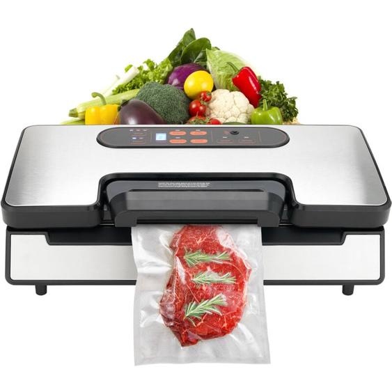 Mophorn Machine de mise sous videpour la conservation et le stockage des aliments, système de scellage puissant de 90 kPa avec sacs scellés