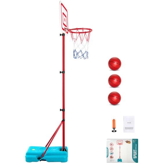 Mophorn - Panier de basket-ball pour enfants Hauteur réglable, portable avec base remplissable, jeu dintérieur et dextérieur pour les enfants de 3