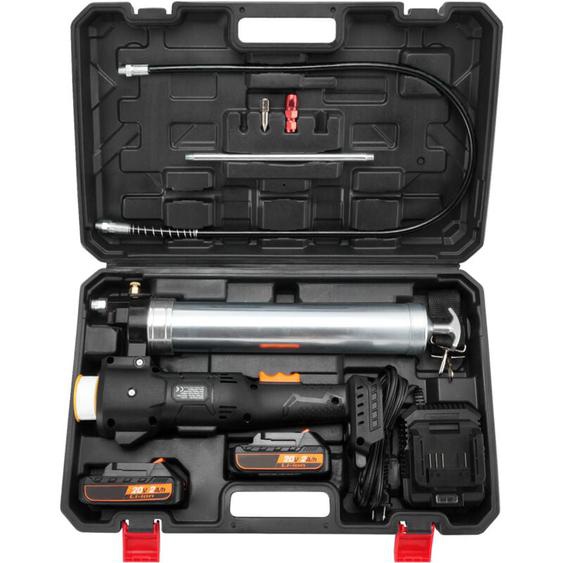Mophorn - Pistolet à graisse sans fil , 20 v, 10 000 psi, tuyau de 39 po, kit de pistolet à graisse électrique haute pression avec batterie,