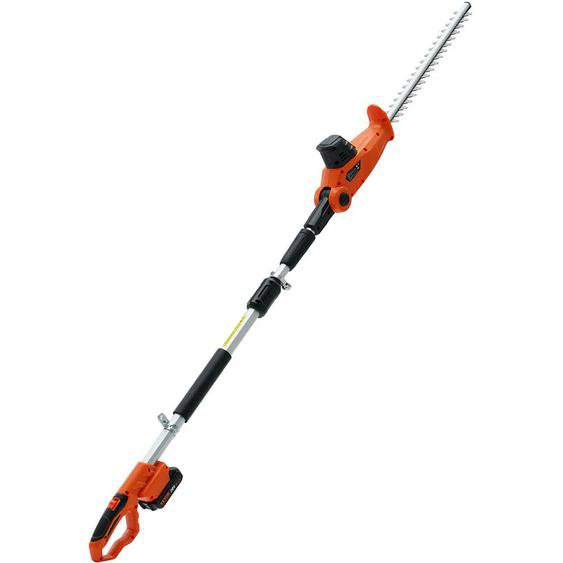 Mophorn - vevor Taille-Haie a Batterie 20 v Taille-Haie Sans Fil Lame en Acier a Double Tranchant 45,7 cm Perche Telescopique 188-239 cm Coupe Haie