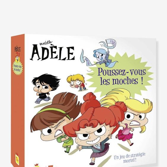 Mortelle Adèle Jeu Poussez-vous les Moches multicolore