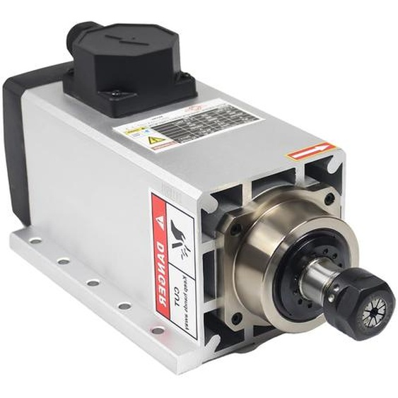 moteur de broche CNC 3KW, 18000 tr/min, 4 roulements à billes en céramique, broche seule