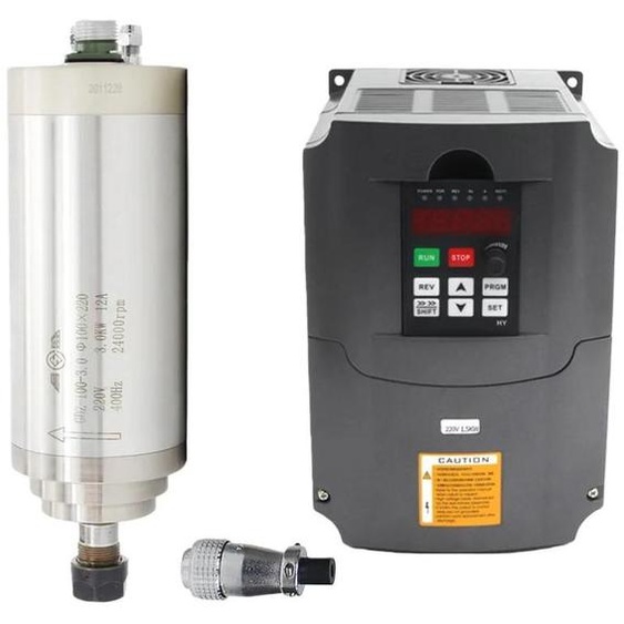 Moteur de broche CNC, puissance 3 kW, refroidissement par eau, kit 1