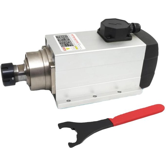 Moteur de broche CNC, puissance de 6 kW, refroidissement par air. Seule la broche de 4,5 kW est disponible