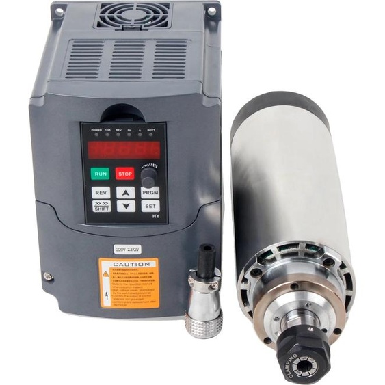 Moteur de broche de tour CNC, 24000 tr/min, refroidi par air, HY Kit 1