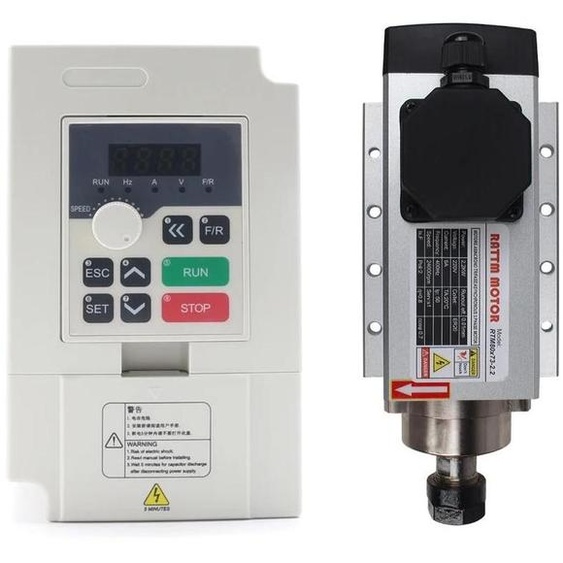 Moteur de broche, haute précision, refroidissement par air, kit 1