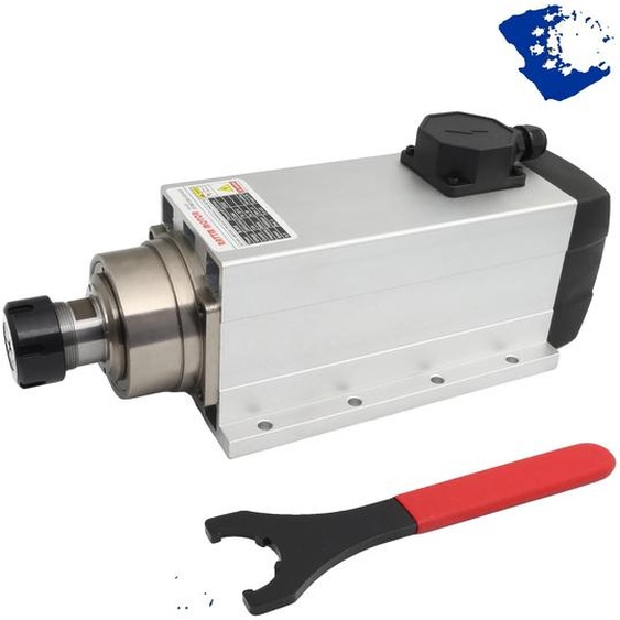 Moteur de broche, refroidi par air, haute vitesse, broche de 6,0 kW