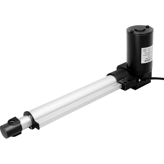 Moteur de rechange pour fauteuil de relaxation - Actionneur électrique linéaire - 24 V DC - 6000 N - 5 mm/s - 60 W - distance des trous 63,5 cm - aluminium & POM - noir