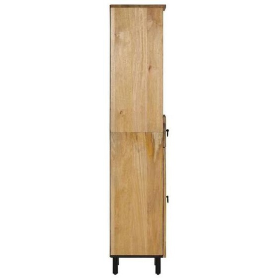Armoire de salle de bain - MOTHINESSTO - DX8915 - Bois de manguier massif - 38x33x160 cm - Vintage