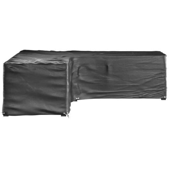 Mothinessto Housses de salon de jardin en forme de L 2 pcs 16 œillets LY-1337