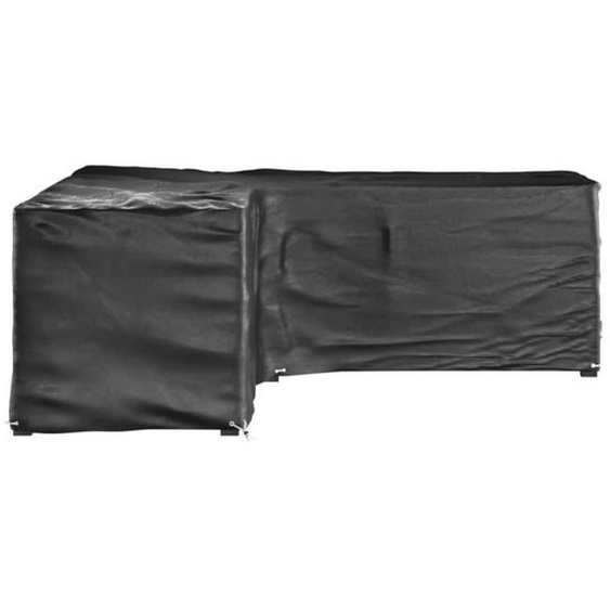 Mothinessto Housses de salon de jardin en forme de L 2 pcs 16 œillets LY-474