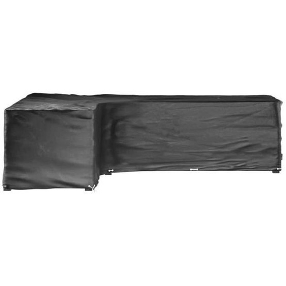 Mothinessto Housses de salon de jardin en forme de L 2 pcs 18 œillets LY-3079