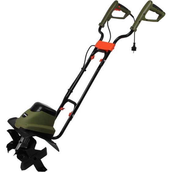 Motoculteur électrique Heinner VSE001, puissance 1000 W, 380 tr/min, largeur de travail 36 cm, profondeur de travail 20 cm