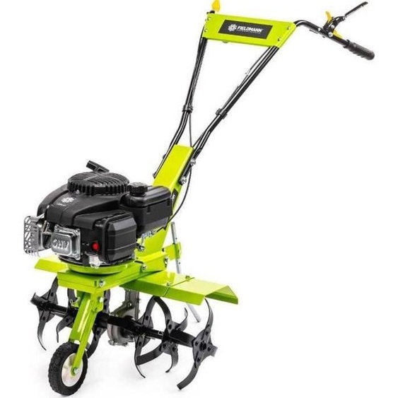 Motoculteur Essence Fieldmann FZK 6115-139BL, Moteur LONCIN 139cc, Largeur de Travail 59 cm, Diamètre Lame 26 cm