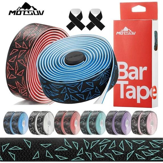 MOTSUV-Bande arina pour guidon de vélo de route, éblles chocs, nickel é coloré, nouveau modèle 2023