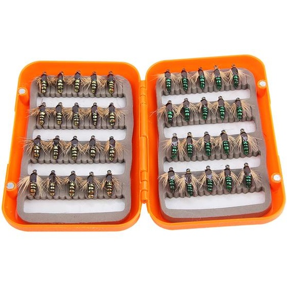 Mouches de pêche, mouches à truites, mouches de pêche à la mouche, leurres de pêche à la mouche, assortiment de mouches à truites