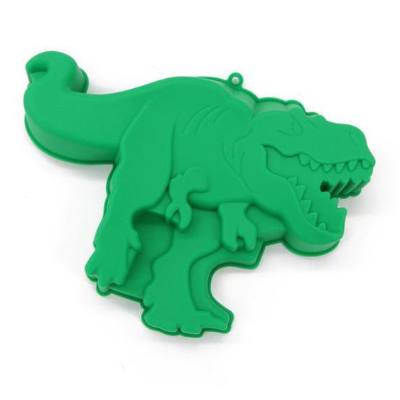 Moule 3D en silicone dinosaure 30x22x4,5cm