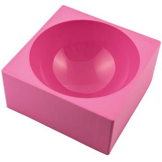 Moule à dôme demi-sphère rose foncé Ø18 cm