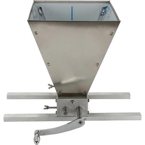 Moulin à céréales, écartement des rouleaux réglable, grande capacité de 4 litres, argent, UE