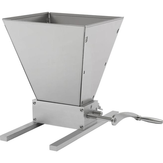 Moulin à céréales,manuelle et électrique, écartement des cylindres réglable, argenté