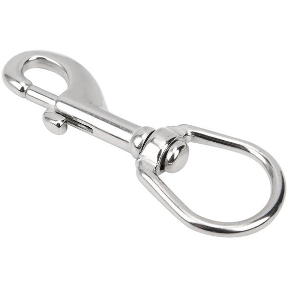 Mousqueton rotatif,Mousqueton,Mousqueton rotatif pour lextérieur,Mousqueton rotatif pour la plongée,Mousqueton en acier inoxydable,Mousqueton rotatif à tête unique