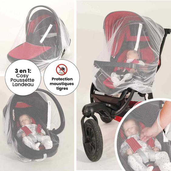 Moustiquaire Bébé Blanc