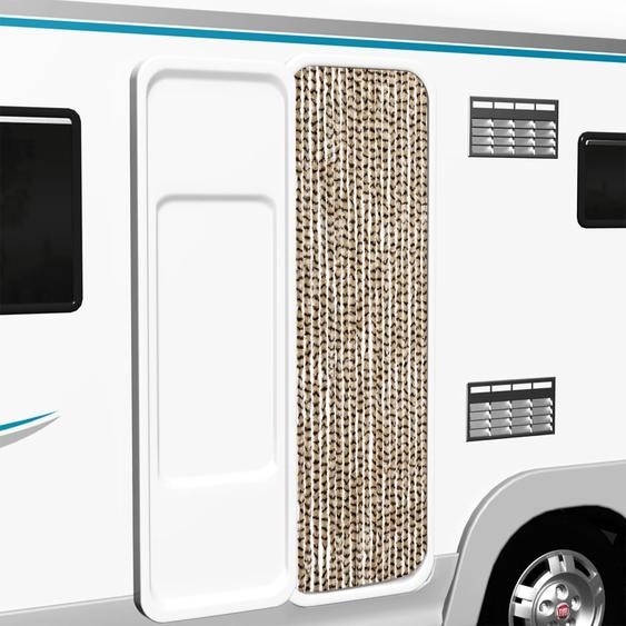 Moustiquaire Beige et marron 56x185 cm Chenille