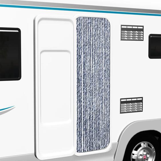 Moustiquaire Bleu et blanc 56x200 cm Chenille