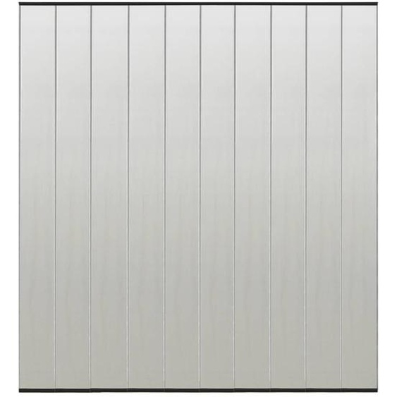 Moustiquaire de porte rideau en maille 10 pcs Noir 240x240 cm
