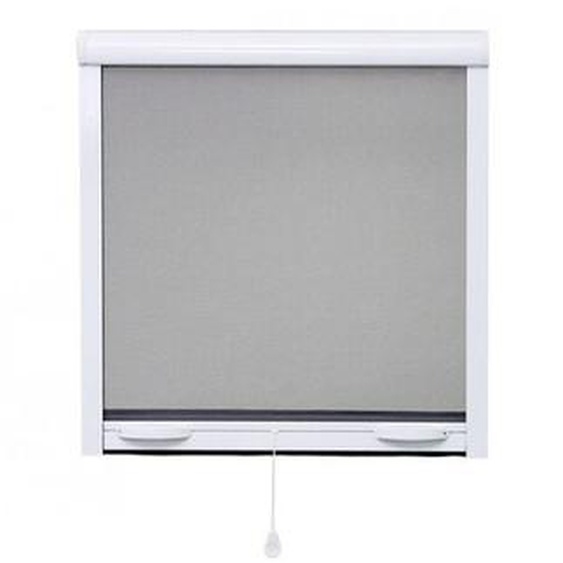 Moustiquaire enroulable en alu H.145 x L.100 cm pour fenetre - top prix - poignées Design