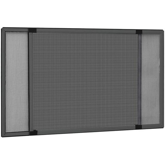 Moustiquaire extensible pour fenêtres Anthracite (100-193)x75cm