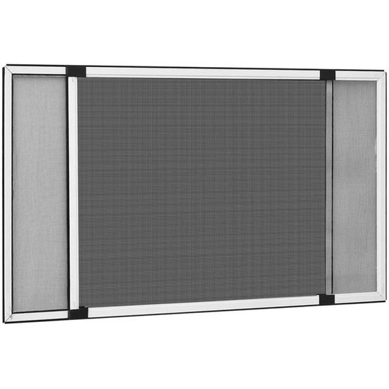 Moustiquaire extensible pour fenêtres Blanc (100-193)x75 cm