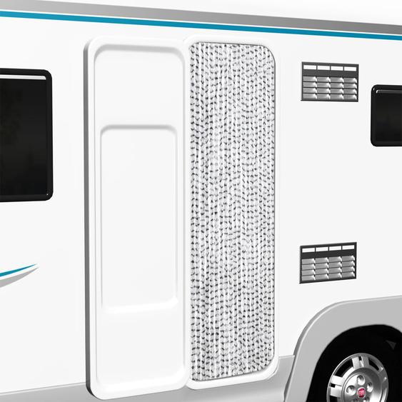 Moustiquaire Gris clair et gris foncé 56x185 cm Chenille