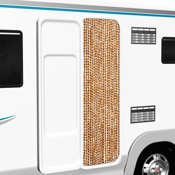 Moustiquaire Ocre et blanc 56x185 cm Chenille