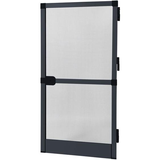Avosdim - Moustiquaire porte battante Aluminium - l 215 x h 100 cm - Gris