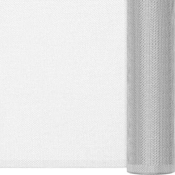 Moustiquaire The Living Store Aluminium 112X500 cm Argenté
