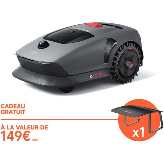 Mova 1000 Robot tondeuse installation sans fil, cartographie UltraView™ jusquà 1000 m² évitement intelligent des obstacles - Dreame