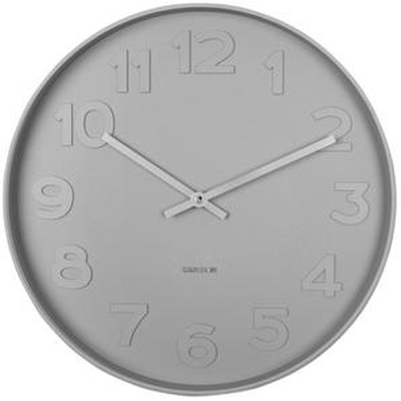 Mr. Grey - Horloge murale ronde ø37,5cm - Couleur - Gris