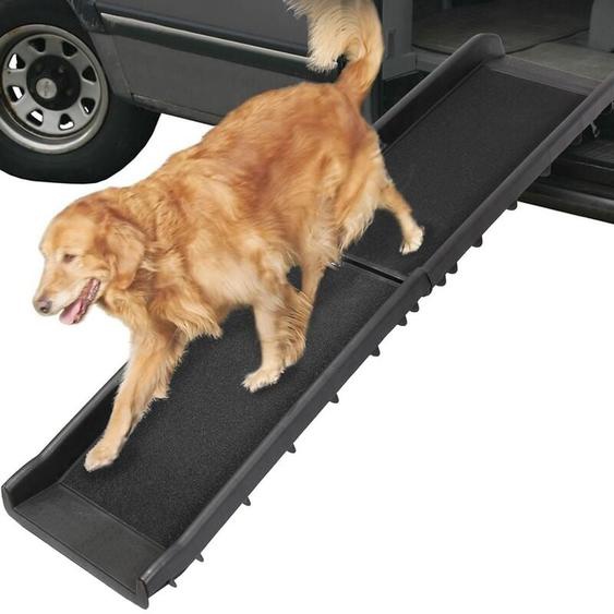 Mucola - Rampe daccès pour chien pliable max 90KG télescope télescopique aide à lembarquement escalier pour chien escalier pour chien escalier