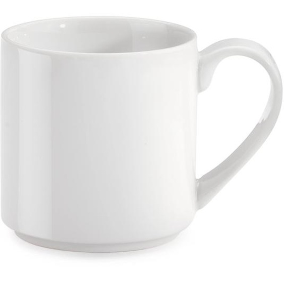 Mug en porcelaine Blanc 25 cl - Lot de 12