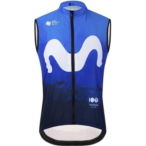 Multi Style cyclisme gilet Movistar classique Sports de plein air VTT été sans manches vélo vêtements Ciclismo vtt