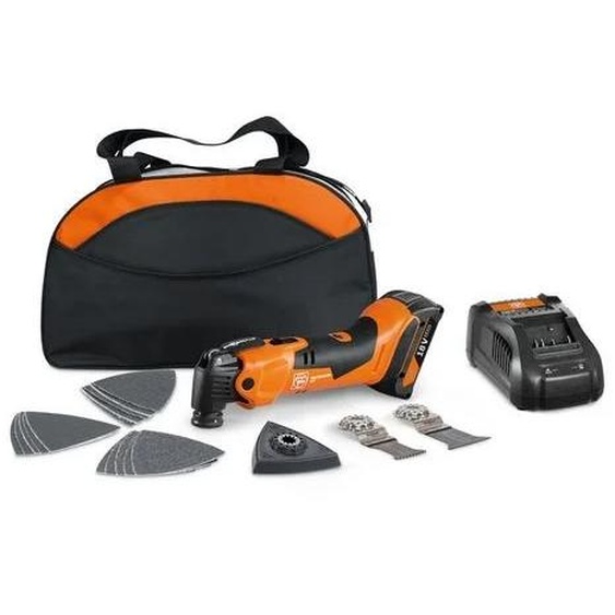 Multimaster 18 V AMM 500 AS + batterie 2 Ah + chargeur en sac nylon FEIN 71293869000