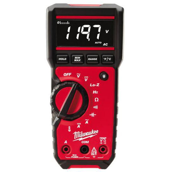 Multimètre numérique 600V 10A 2217-40 + sac de transport - MILWAUKEE TOOL - 4933416976