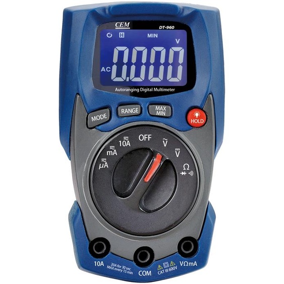 Multimètre numérique TRMS de poche - TURBOTRONIC - TT960