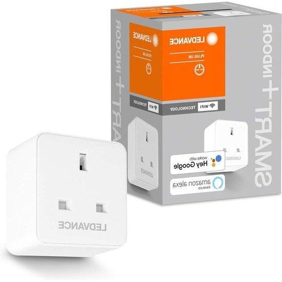 Multiprise WiFi intelligente avec 4 prises UK,vocale Alexa, télécommande et mesure de la consommation électrique