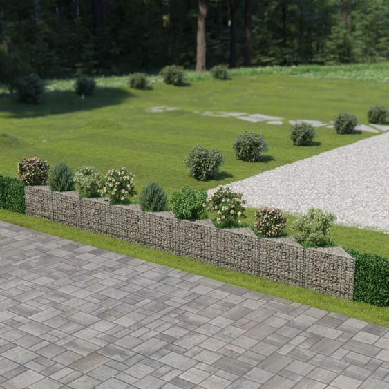 Vidaxl - Mur de gabion Acier galvanisé 630 x 30 x 50 cm